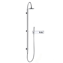 Wras en laiton thermostatique double douche cachée douche à soupape